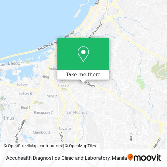 Accuhealth Diagnostics Clinic and Laboratory map
