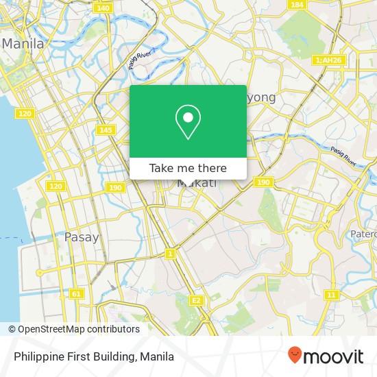 Philippine First Building map