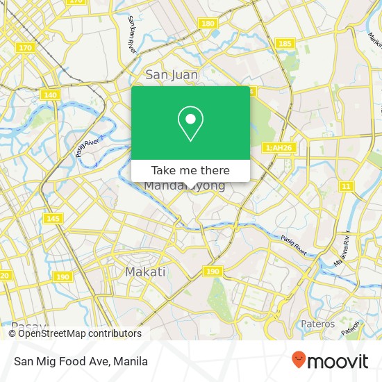 San Mig Food Ave map