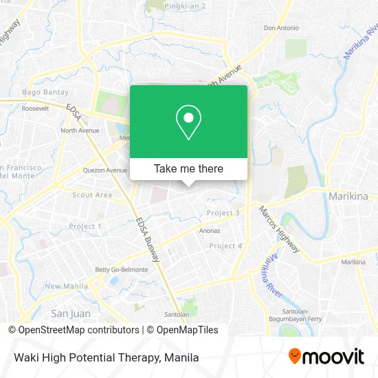 Waki High Potential Therapy map