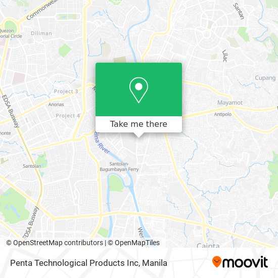 Penta Technological Products Inc map