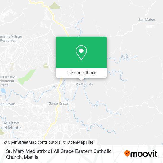 St. Mary Mediatrix of All Grace Eastern Catholic Church map