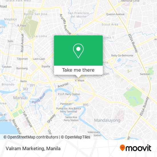 Valram Marketing map