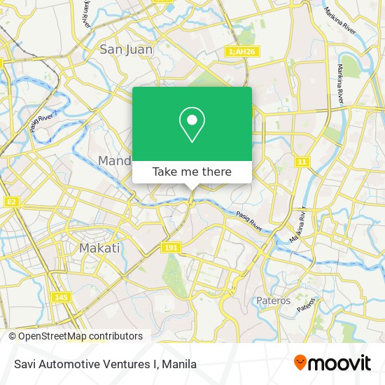 Savi Automotive Ventures I map
