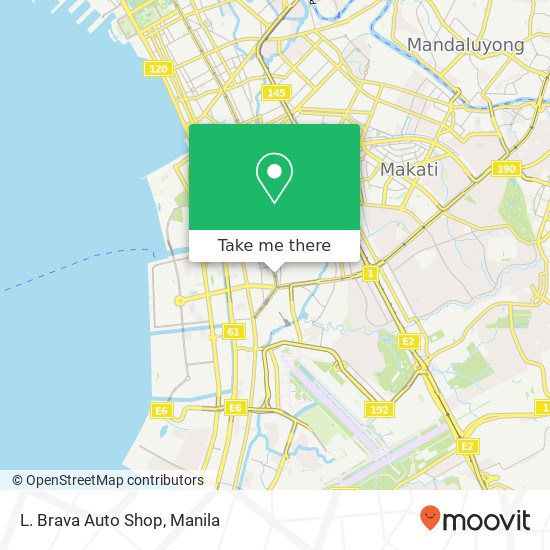 L. Brava Auto Shop map