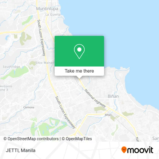 JETTI map