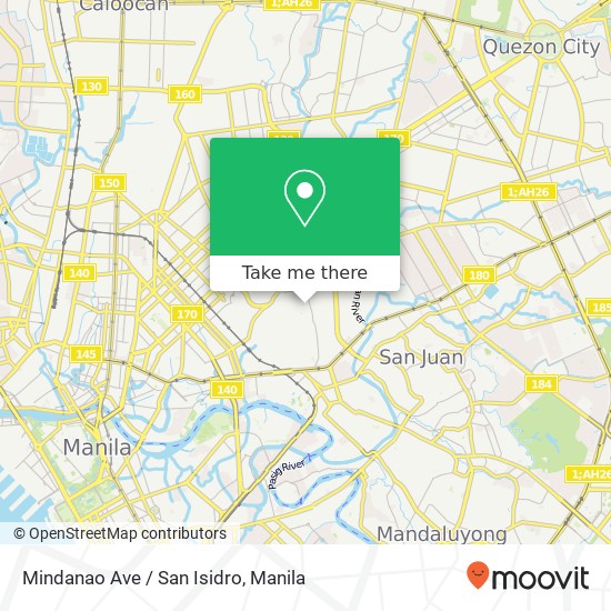 Mindanao Ave / San Isidro map