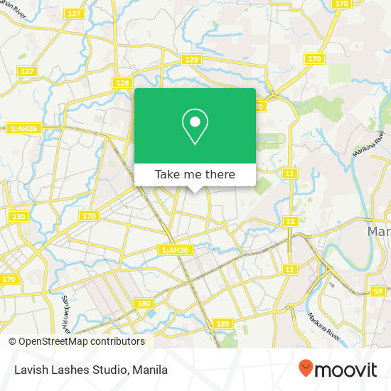 Lavish Lashes Studio map