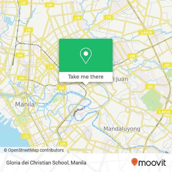 Gloria dei Christian School map