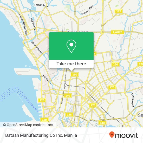 Bataan Manufacturing Co Inc map