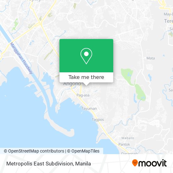 Metropolis East Subdivision map