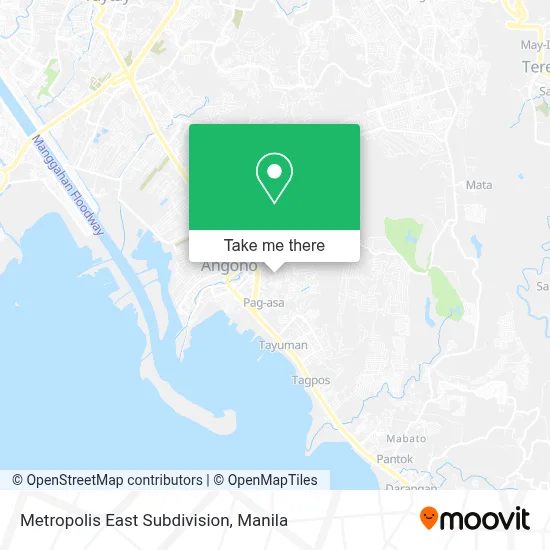 Metropolis East Subdivision map