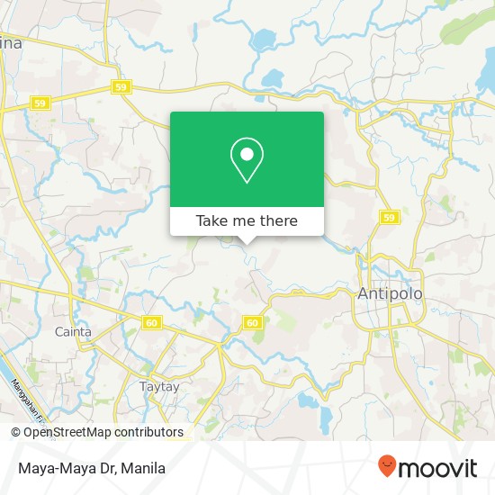 Maya-Maya Dr map