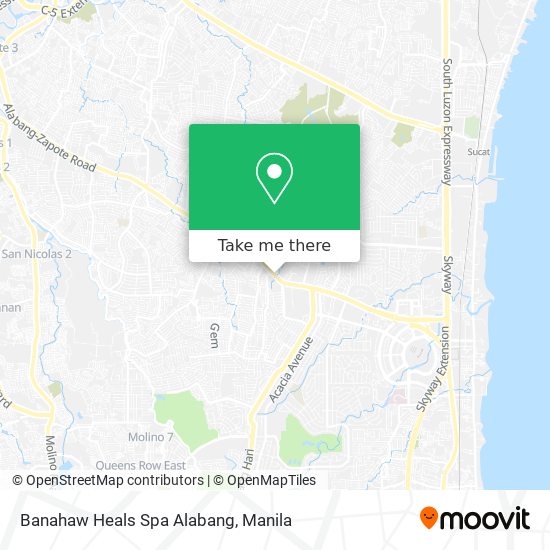 Banahaw Heals Spa Alabang map