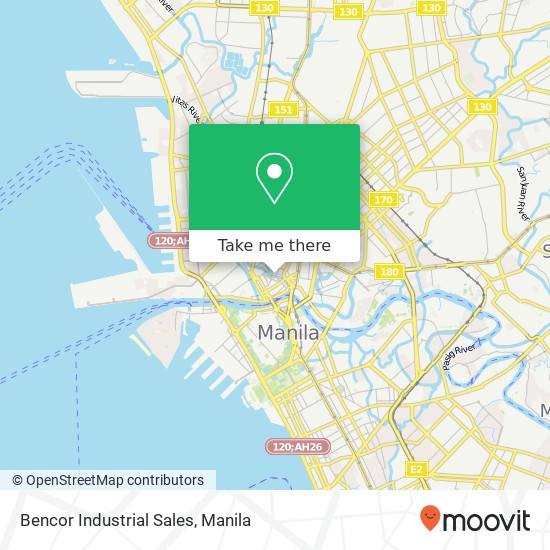 Bencor Industrial Sales map