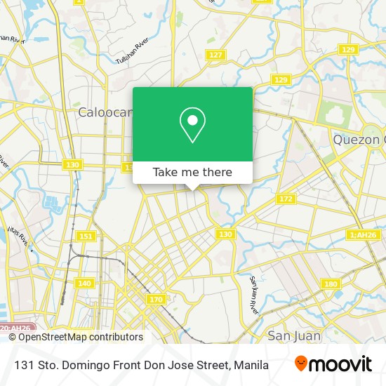 131 Sto. Domingo Front Don Jose Street map