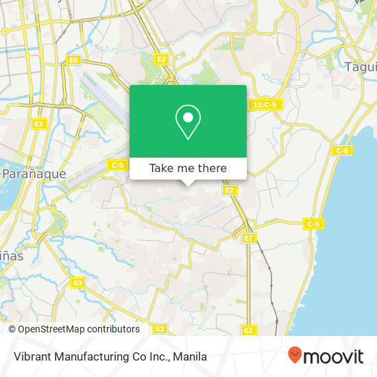 Vibrant Manufacturing Co Inc. map