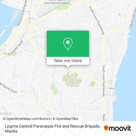 Lpgma Central Paranaque Fire and Rescue Brigade map