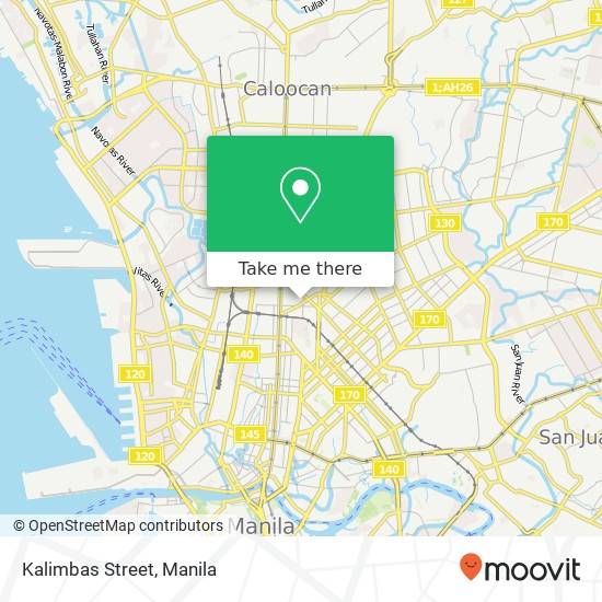 Kalimbas Street map