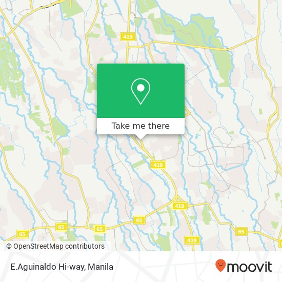 E.Aguinaldo Hi-way map