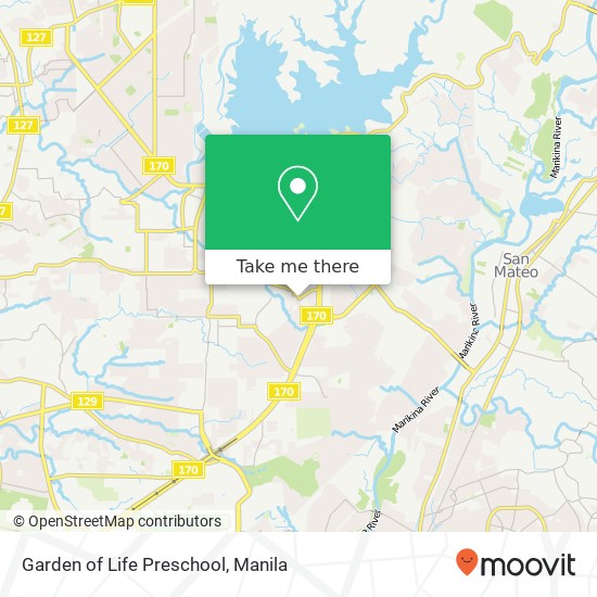 Garden of Life Preschool map