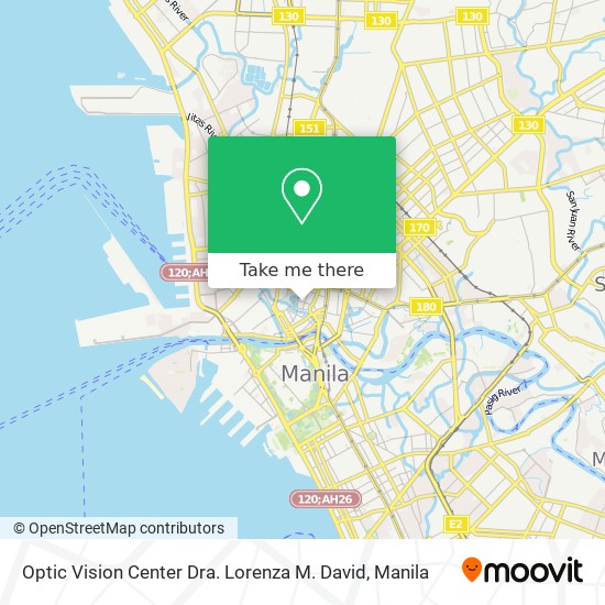 Optic Vision Center Dra. Lorenza M. David map