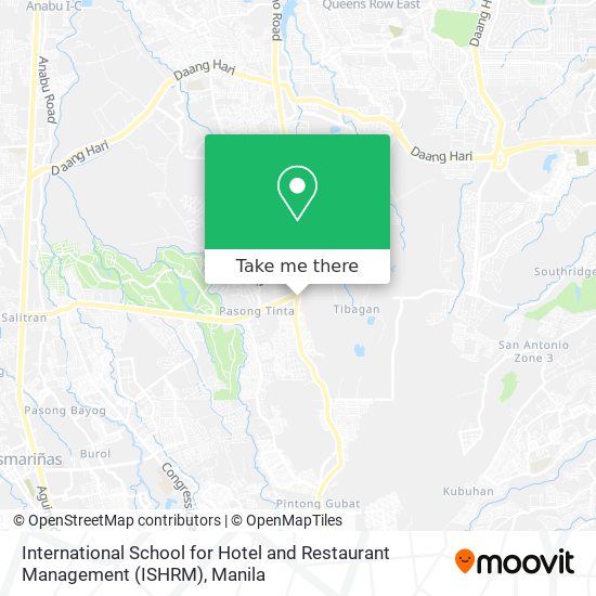 International School for Hotel and Restaurant Management (ISHRM) map