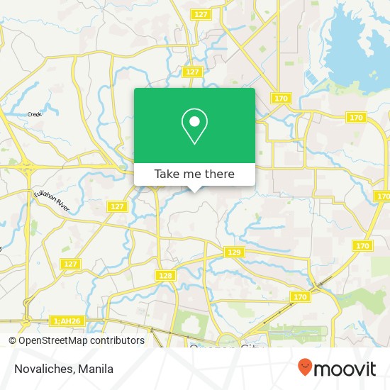 Novaliches map