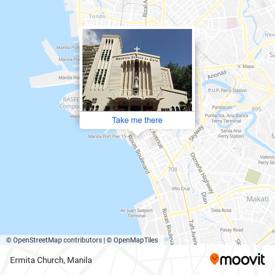 Ermita Church map