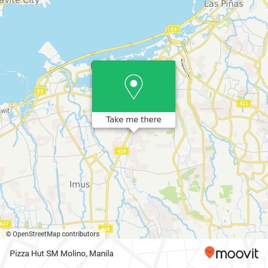 Pizza Hut SM Molino map