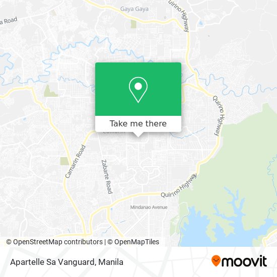 Apartelle Sa Vanguard map