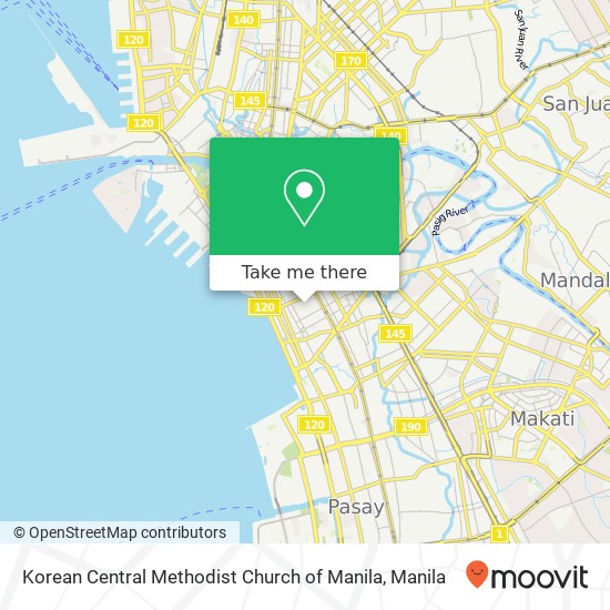 Korean Central Methodist Church of Manila map