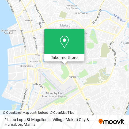 * Lapu Lapu St Magallanes Village-Makati City & Humabon map