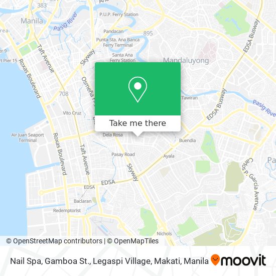 Nail Spa, Gamboa St., Legaspi Village, Makati map