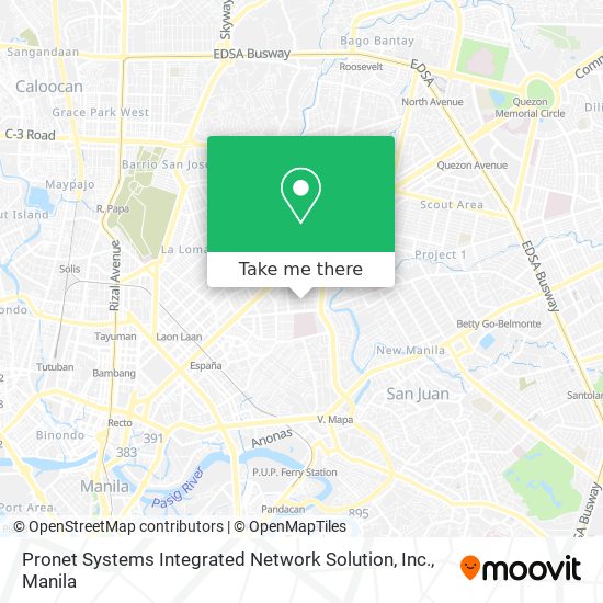 Pronet Systems Integrated Network Solution, Inc. map
