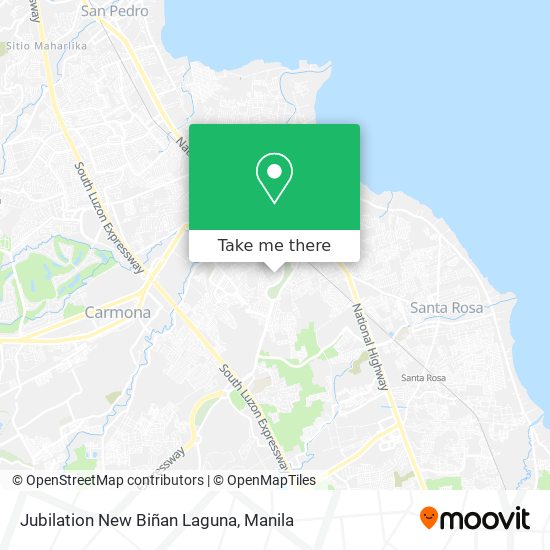 Jubilation New Biñan Laguna map