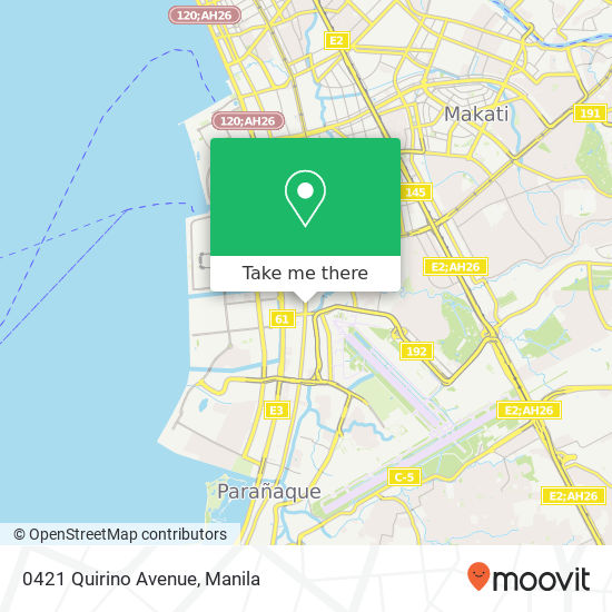 0421 Quirino Avenue map