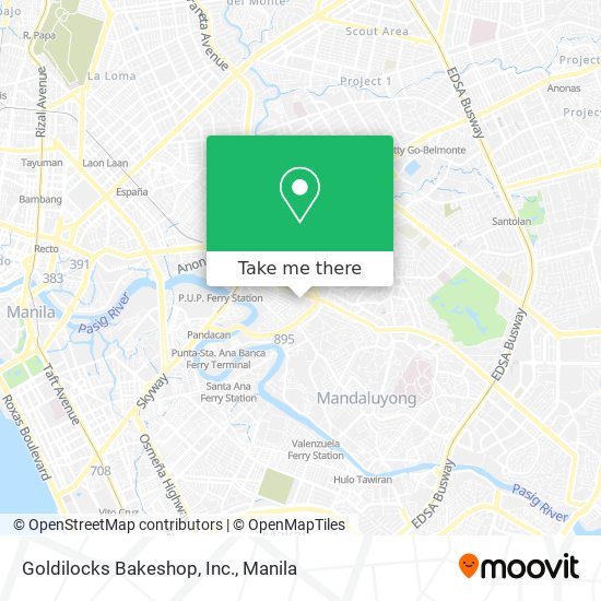 Goldilocks Bakeshop, Inc. map