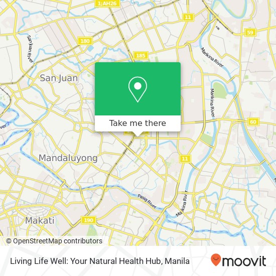 Living Life Well: Your Natural Health Hub map