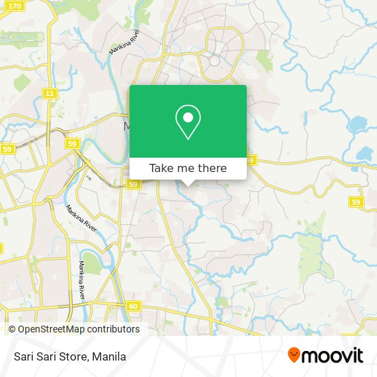 Sari Sari Store map