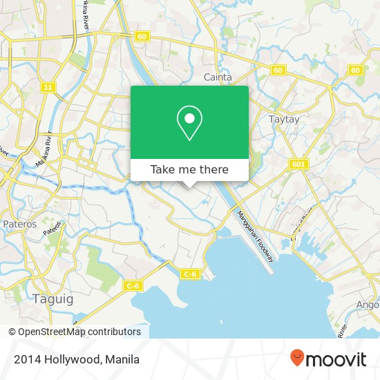 2014 Hollywood map