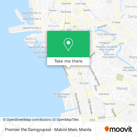 Premier the Samgyupsal - Mabini Main map