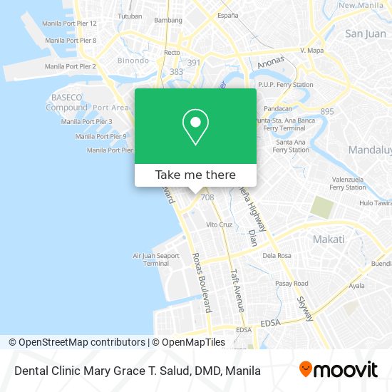 Dental Clinic Mary Grace T. Salud, DMD map