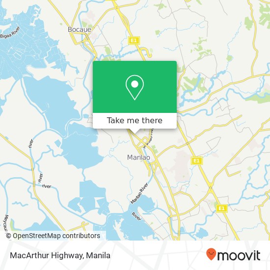MacArthur Highway map