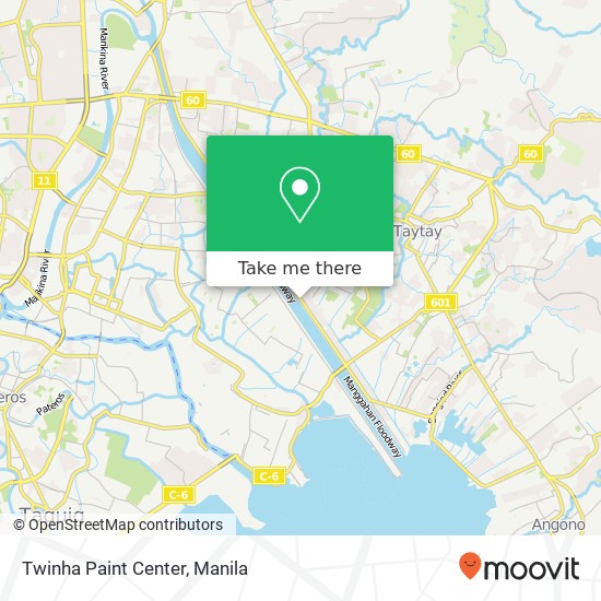 Twinha Paint Center map
