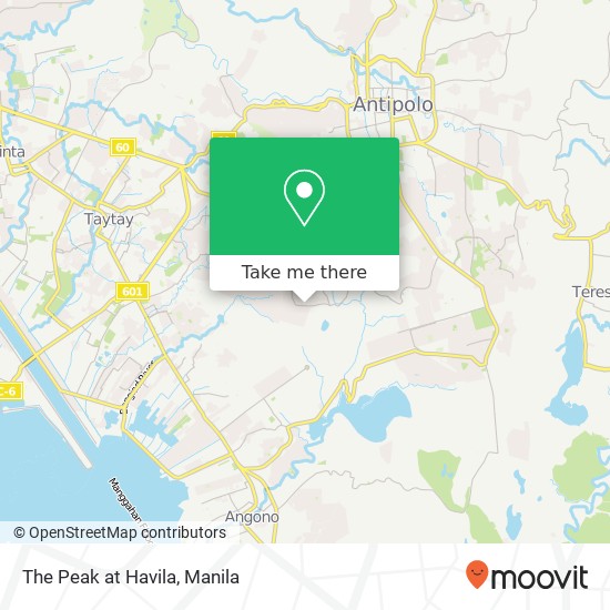 The Peak at Havila map