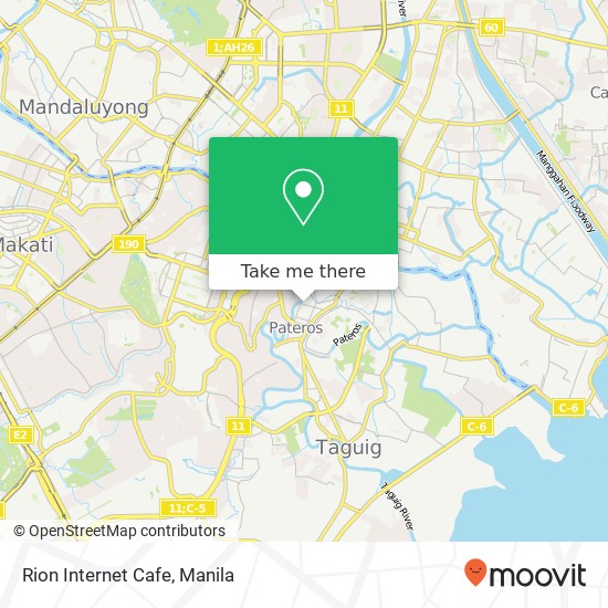 Rion Internet Cafe map