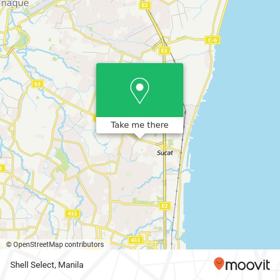 Shell Select map