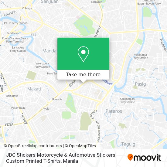JDC Stickers Motorcycle & Automotive Stickers Custom Printed T-Shirts map