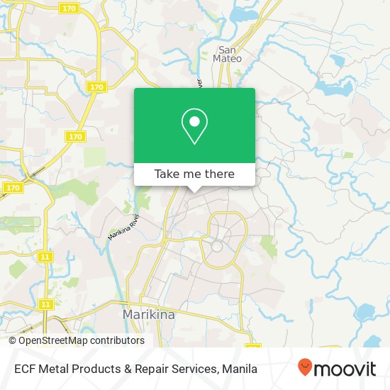 ECF Metal Products & Repair Services map